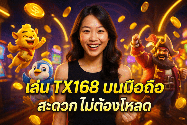 เล่น TX168 บนมือถือ สะดวก ไม่ต้องโหลด