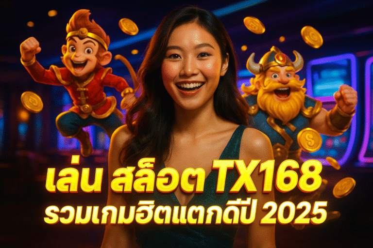 สล็อต TX168 รวมเกมฮิตแตกดีปี 2025