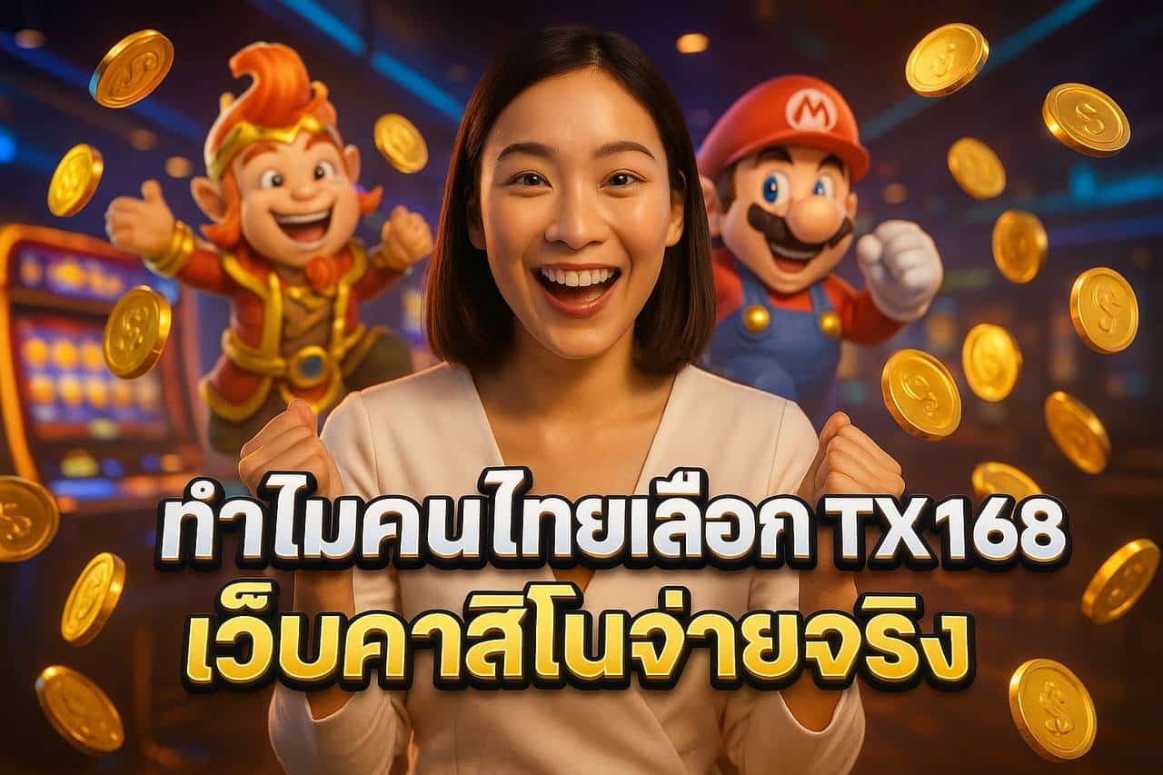 ทำไมคนไทยเลือก TX168 เว็บคาสิโนจ่ายจริง